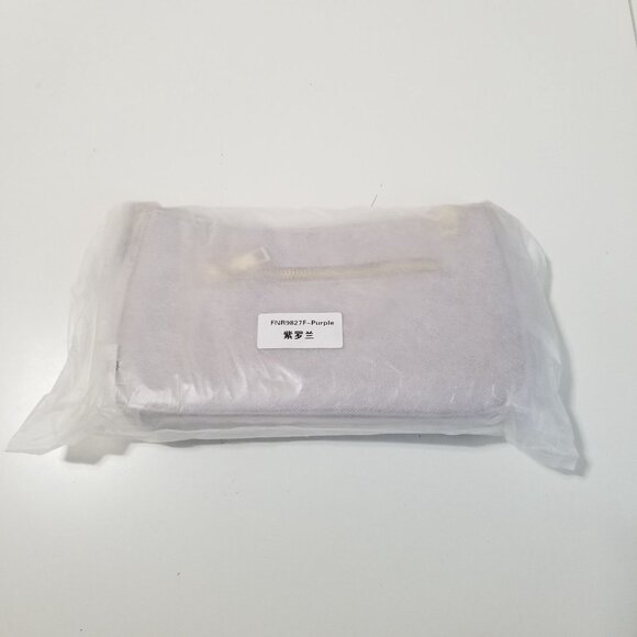 NWT NIUEIMEE ZHOU Shoulder Or Clutch Bag for Women Color Purple‎ - Picture 9 of 10